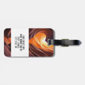 ビューティフルアンテロープキャニオンナバホネイション ラゲッジタグ (裏面横)