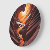 ビューティフルアンテロープキャニオンナバホネイション ラージ壁時計 (傾斜)