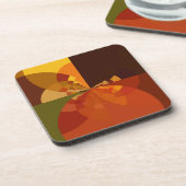 ビューティフルアース抽象芸術アートプリント コースター (左側)