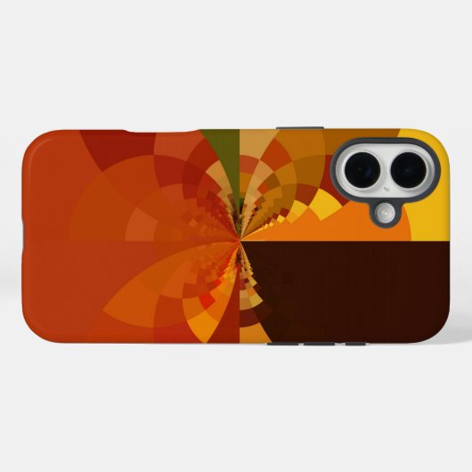 ビューティフルアース抽象芸術アートプリント Case-Mate iPhoneケース (裏面 (横))