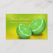 ビューティフルア素晴らしンジャスグリーンライム 名刺 (正面)