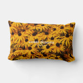 ビューティフルイエローフローラルドベッキアコンフォローア ランバークッション (裏面)