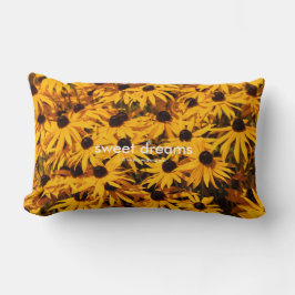 ビューティフルイエローフローラルドベッキアコンフォローア ランバークッション