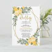 ビューティフルイエローフローラ 招待状 (スタンド正面)