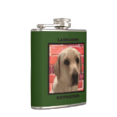 ビューティフルイエローラブラドールレトリーブドッグ フラスク (右)