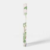 ビューティフルイエローローズガーデンフラワーフローラアート iPhoneケース (右側面)