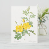 ビューティフルイエローローズフラワーガーデン  招待状 (スタンド正面)