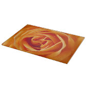 ビューティフルイエローローズフラワーフローラ カッティングボード (角)