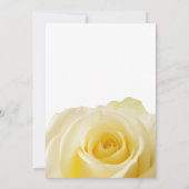 ビューティフルイエローローズフローラブライダルシャワー 招待状 (裏面)
