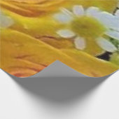 ビューティフルイエローローズラッピング紙 ラッピングペーパー (角)