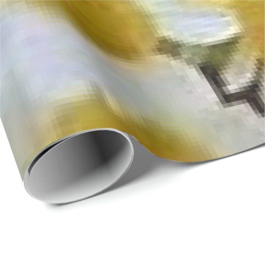 ビューティフルイエローローズラッピング紙 ラッピングペーパー (ロールコーナー)