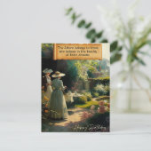 ビューティフルイングリッシュガーデンティーハッピーバースデーカード シーズンカード (スタンド正面)