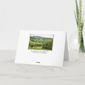 ビューティフルイングリッシュランドスケープヨークシャーダレス カード (裏面)