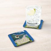 ビューティフルイーグル聖なる書物、 経典イザヤ40:31 コースター (右側)