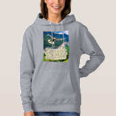 ビューティフルイーグル聖なる書物、 経典イザヤ40:31 パーカ (正面)