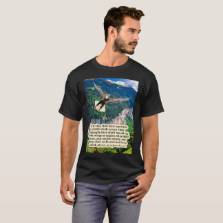 ビューティフルイーグル聖なる書物、 経典イザヤ40:31 Tシャツ