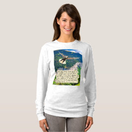 ビューティフルイーグル聖なる書物、 経典イザヤ40:31 Tシャツ