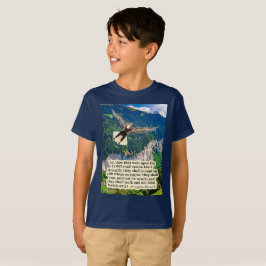 ビューティフルイーグル聖なる書物、 経典イザヤ40:31 Tシャツ