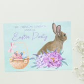 ビューティフルイースターバニーカスタムパーティー 招待状