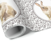 ビューティフルイースターラビットデザイン ラッピングペーパー (ロールコーナー)