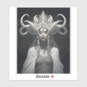 ビューティフルウィッチデーモンクイーンファンタジーアート シール (シート)