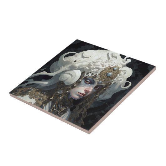 ビューティフルウィッチデーモンクイーンファンタジーアート タイル (側面)