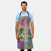 ビューティフルウィメンホームキッチンアイディア エプロン (着用した状態)