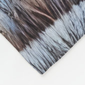 ビューティフルウィンター樺の木 フリースブランケット (角)