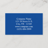 ビューティフルウィンター樺の木 名刺 (裏面)