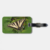 ビューティフルウェスタンタイガーアゲハチョウバタフライ ラゲッジタグ (裏面横)