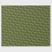 ビューティフルウェスタンタイガーアゲハチョウバタフライ ラッピングペーパー (フラット)