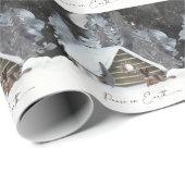 ビューティフルウォーターカラードイツシェパードホリデイ ラッピングペーパー (ロールコーナー)