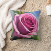 ビューティフルウォーターカラーピンクローズコレクシモダンョン クッション (ブランケット)