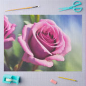 ビューティフルウォーターカラーピンクローズコレクシモダンョン 薄葉紙 (クラフト)