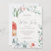 ビューティフルウォーターカラーファミリー懇親会招待状 (正面)