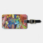 ビューティフルウォーターカラーマンダリンフィッシュデザイン ラゲッジタグ (正面横)