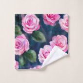 ビューティフルウォーター人気があるカラーピンクローズコレクション バスタオルセット (ウォッシュタオル)