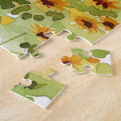 ビューティフルウォーター色ビーチコテージ ジグソーパズル (側面)