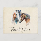 ビューティフルウズウェスタンボホスタイルサンキューユー ポストカード (正面)