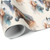 ビューティフルウズウェスタンボホスタイルパターン ラッピングペーパー (ロールコーナー)