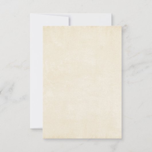 ビューティフルウズウェスタンボホスタイル結婚ズ 出欠カード (裏面)