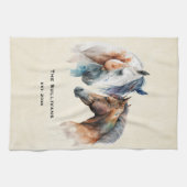 ビューティフルウズウェスタンボホスタイル キッチンタオル (横)