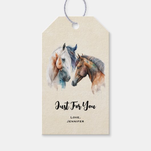 ビューティフルウズウェスタンボホスタイル ギフトタグ (正面)