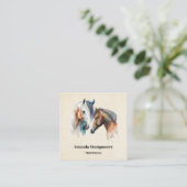 ビューティフルウズウェスタンボホスタイル スクエア名刺 (スタンド正面)