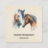 ビューティフルウズウェスタンボホスタイル スクエア名刺 (正面)