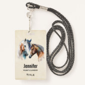 ビューティフルウズウェスタンボホスタイル バッジ (裏面ランヤード)