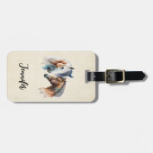 ビューティフルウズウェスタンボホスタイル ラゲッジタグ (正面横)