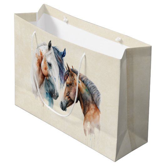 ビューティフルウズウェスタンボホスタイル ラージペーパーバッグ (正面アングル)