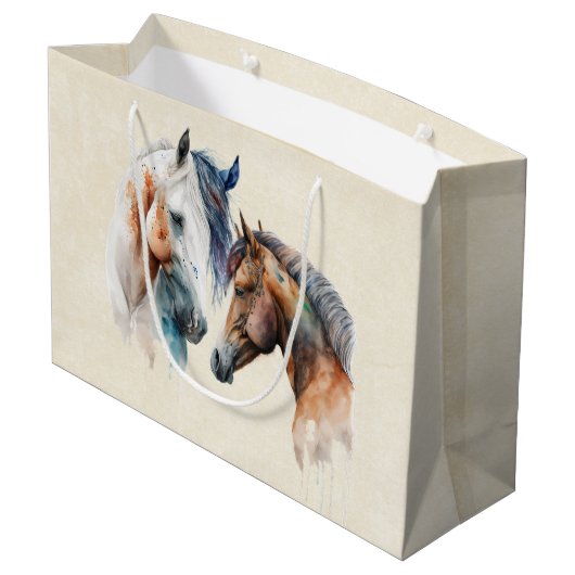 ビューティフルウズウェスタンボホスタイル ラージペーパーバッグ (裏面アングル)