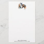 ビューティフルウズウェスタンボホスタイル 便箋 (正面)